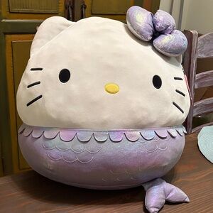 Mermaid hello kitty squishmallow large 20” tall